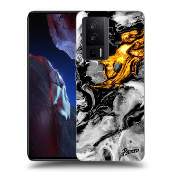 Ovitek za Xiaomi Poco F5 Pro 5G - Black Gold 2