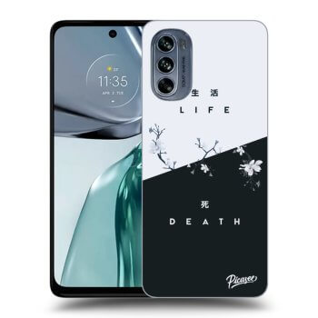 Picasee silikonski črni ovitek za Motorola Moto G62 - Life - Death
