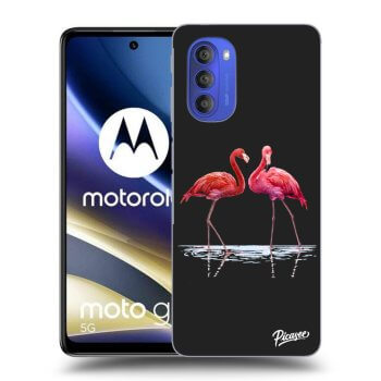 Ovitek za Motorola Moto G51 - Flamingos couple