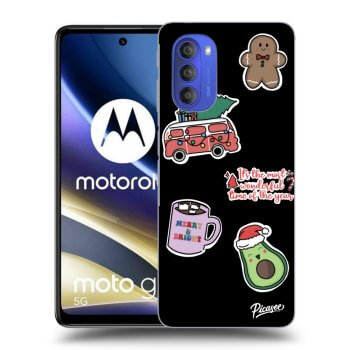 Ovitek za Motorola Moto G51 - Christmas Stickers