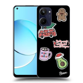 Ovitek za Realme 10 4G - Christmas Stickers