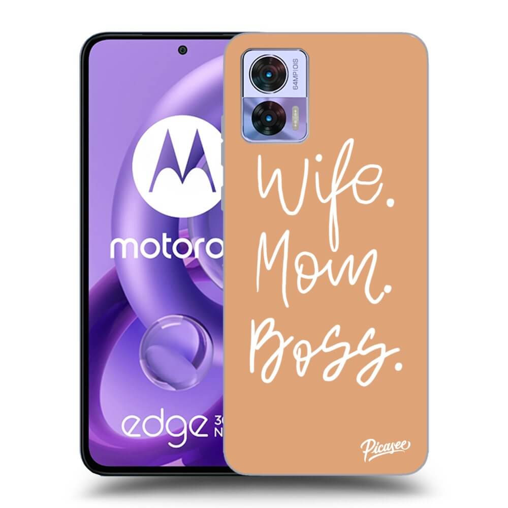 Silikonski Prozorni Ovitek Za Motorola Edge 30 Neo - Boss Mama