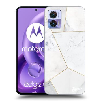 Ovitek za Motorola Edge 30 Neo - White tile
