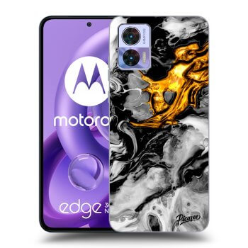 Ovitek za Motorola Edge 30 Neo - Black Gold 2