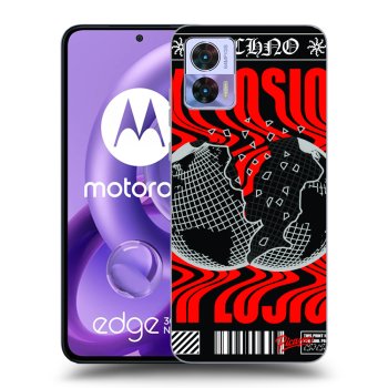 Picasee silikonski črni ovitek za Motorola Edge 30 Neo - EXPLOSION