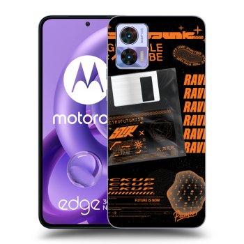 Picasee silikonski črni ovitek za Motorola Edge 30 Neo - RAVE