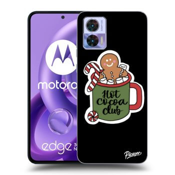 Picasee silikonski črni ovitek za Motorola Edge 30 Neo - Hot Cocoa Club