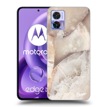 Ovitek za Motorola Edge 30 Neo - Cream marble