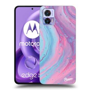 Ovitek za Motorola Edge 30 Neo - Pink liquid