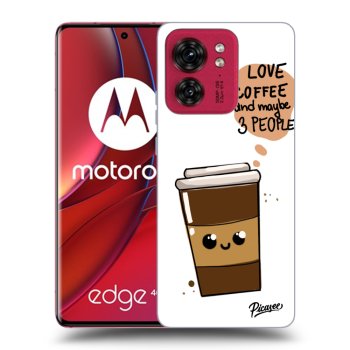 Ovitek za Motorola Edge 40 - Cute coffee