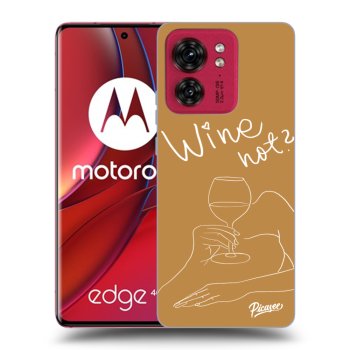 Ovitek za Motorola Edge 40 - Wine not