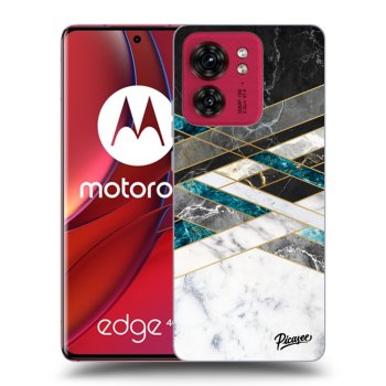 Ovitek za Motorola Edge 40 - Black & White geometry
