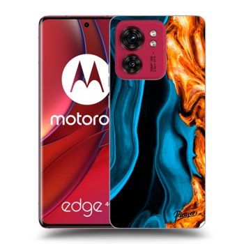 Ovitek za Motorola Edge 40 - Gold blue