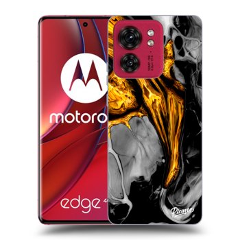 Ovitek za Motorola Edge 40 - Black Gold