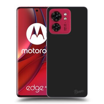Picasee silikonski črni ovitek za Motorola Edge 40 - Clear
