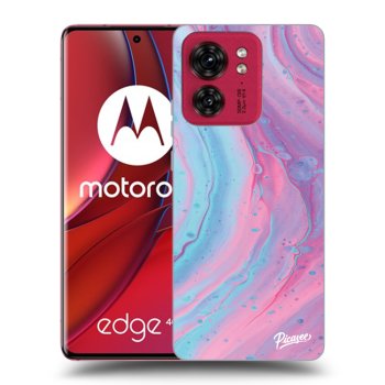 Ovitek za Motorola Edge 40 - Pink liquid
