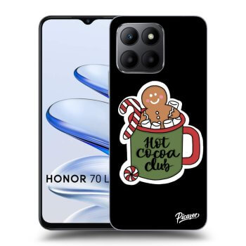 Picasee silikonski črni ovitek za Honor 70 Lite - Hot Cocoa Club