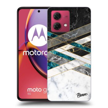 Ovitek za Motorola Moto G84 5G - Black & White geometry