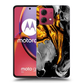 Ovitek za Motorola Moto G84 5G - Black Gold