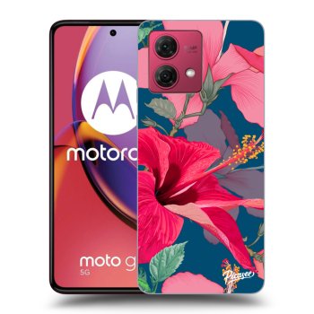 Ovitek za Motorola Moto G84 5G - Hibiscus