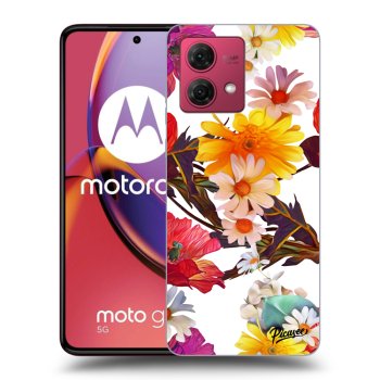 Picasee silikonski črni ovitek za Motorola Moto G84 5G - Meadow