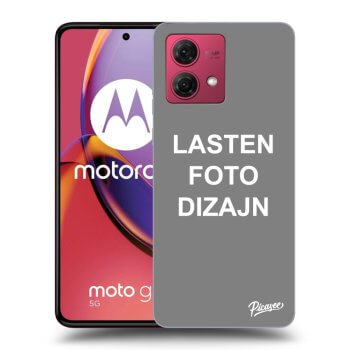 Picasee silikonski črni ovitek za Motorola Moto G84 5G - Lasten foto dizajn