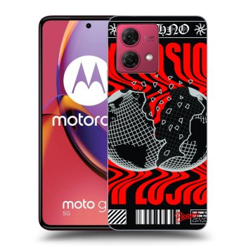 Picasee silikonski črni ovitek za Motorola Moto G84 5G - EXPLOSION