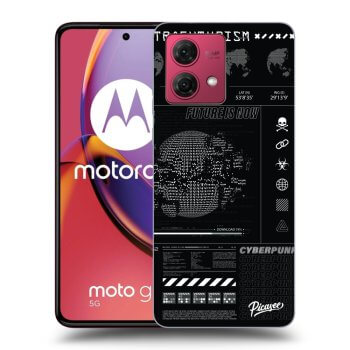 Picasee silikonski črni ovitek za Motorola Moto G84 5G - FUTURE