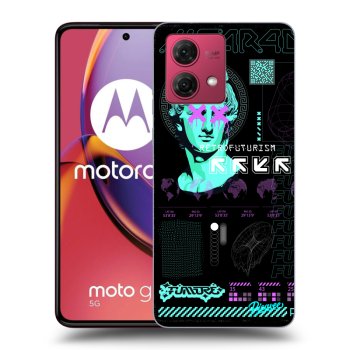 Picasee silikonski črni ovitek za Motorola Moto G84 5G - RETRO