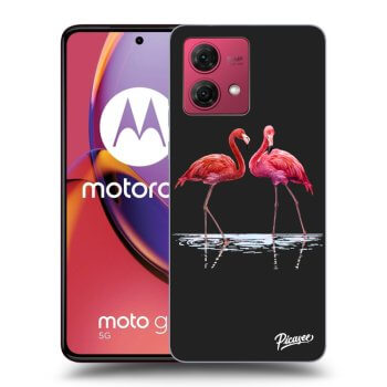 Ovitek za Motorola Moto G84 5G - Flamingos couple