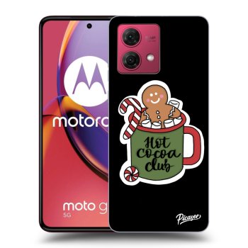 Picasee silikonski črni ovitek za Motorola Moto G84 5G - Hot Cocoa Club