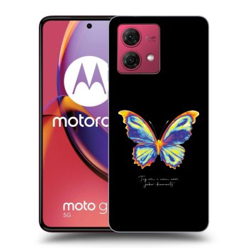 Ovitek za Motorola Moto G84 5G - Diamanty Black