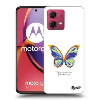 Picasee silikonski črni ovitek za Motorola Moto G84 5G - Diamanty White