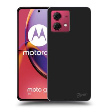 Picasee silikonski črni ovitek za Motorola Moto G84 5G - Clear
