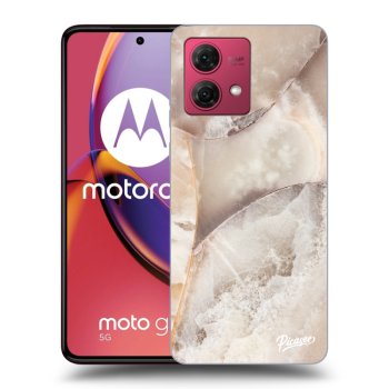 Ovitek za Motorola Moto G84 5G - Cream marble