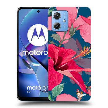 Ovitek za Motorola Moto G54 5G - Hibiscus
