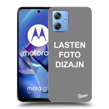Picasee silikonski črni ovitek za Motorola Moto G54 5G - Lasten foto dizajn