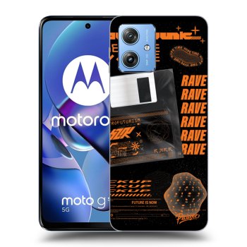 Picasee silikonski črni ovitek za Motorola Moto G54 5G - RAVE