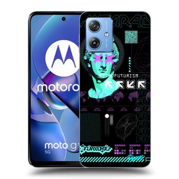 Picasee silikonski črni ovitek za Motorola Moto G54 5G - RETRO