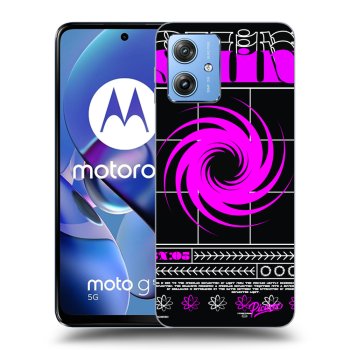 Picasee silikonski črni ovitek za Motorola Moto G54 5G - SHINE