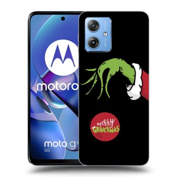 Picasee silikonski črni ovitek za Motorola Moto G54 5G - Grinch