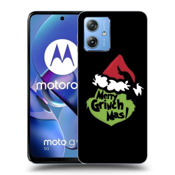 Picasee silikonski črni ovitek za Motorola Moto G54 5G - Grinch 2