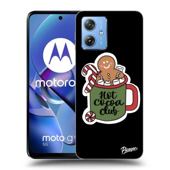 Picasee silikonski črni ovitek za Motorola Moto G54 5G - Hot Cocoa Club