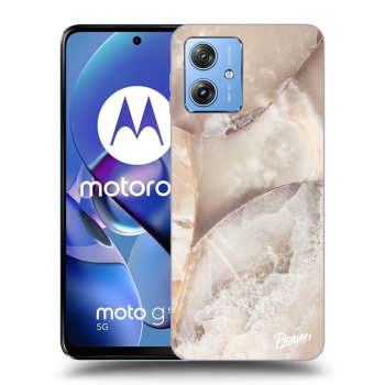 Ovitek za Motorola Moto G54 5G - Cream marble