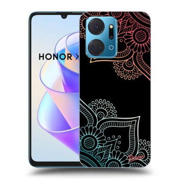 Ovitek za Honor X7a - Flowers pattern