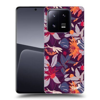 Ovitek za Xiaomi 14 - Purple Leaf