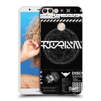 Picasee silikonski prozorni ovitek za Huawei P Smart - BLACK DISCO