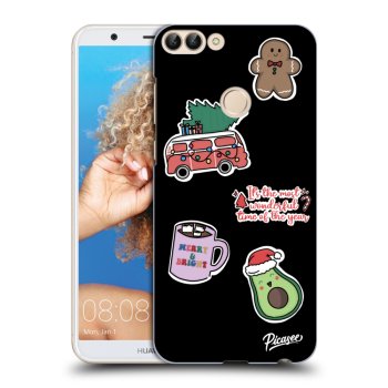 Ovitek za Huawei P Smart - Christmas Stickers