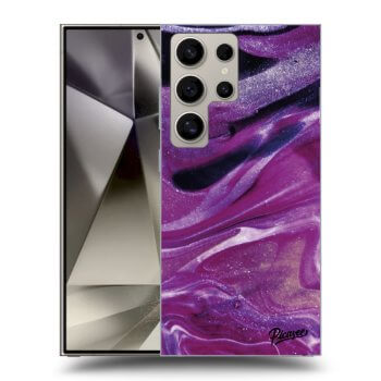 Ovitek za Samsung Galaxy S24 Ultra S928B 5G - Purple glitter