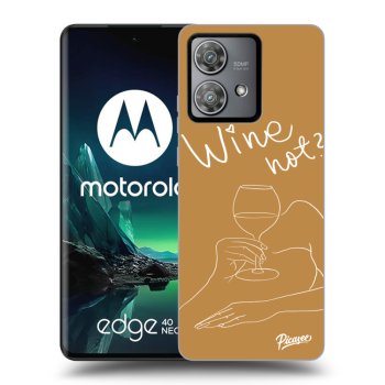 Ovitek za Motorola Edge 40 Neo - Wine not